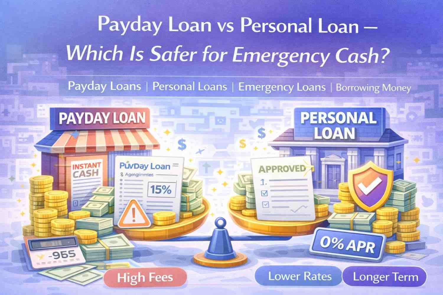 Payday Loan vs Personal Loan – Which Is Safer for Emergency Cash?